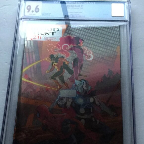 2024 Marvel Comics Blood Hunt Foil Variant #1 CGC Graded 9.6 - Picture 1 of 13
